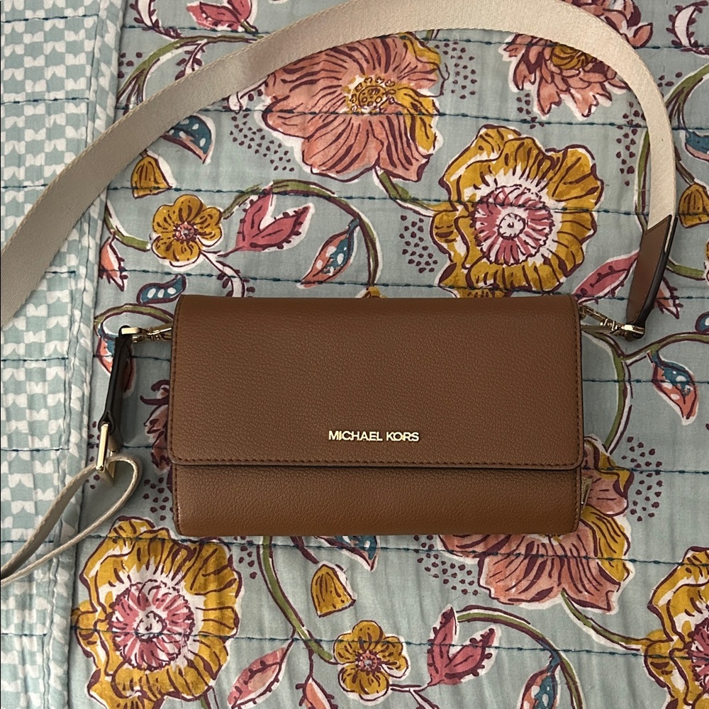Michael Kors Tan Crossbody Bag